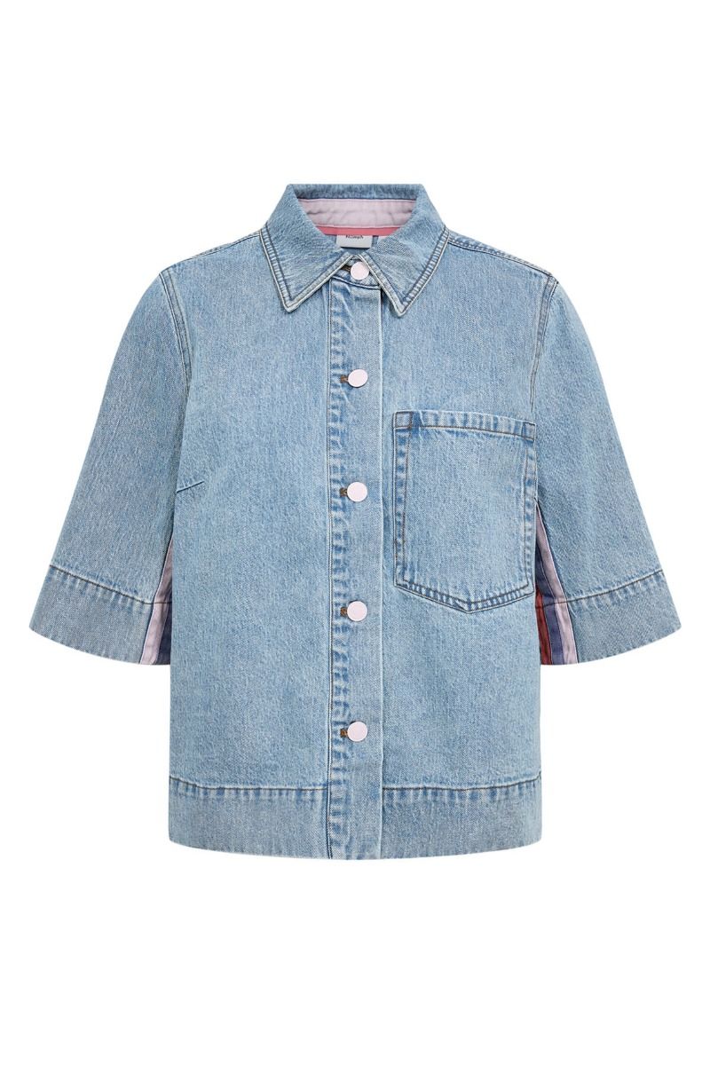 Nümph - Skjorte - Malaga Shirt - Light Blue Denim (Levering slut april)