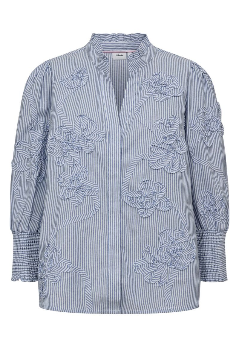 Nümph - Skjorte - Emelia Shirt - Placid Blue (Levering slut april)