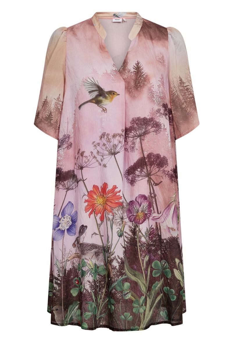 Nümph - Kjole - Forest Dress - Pink Lady (Levering midt juni)