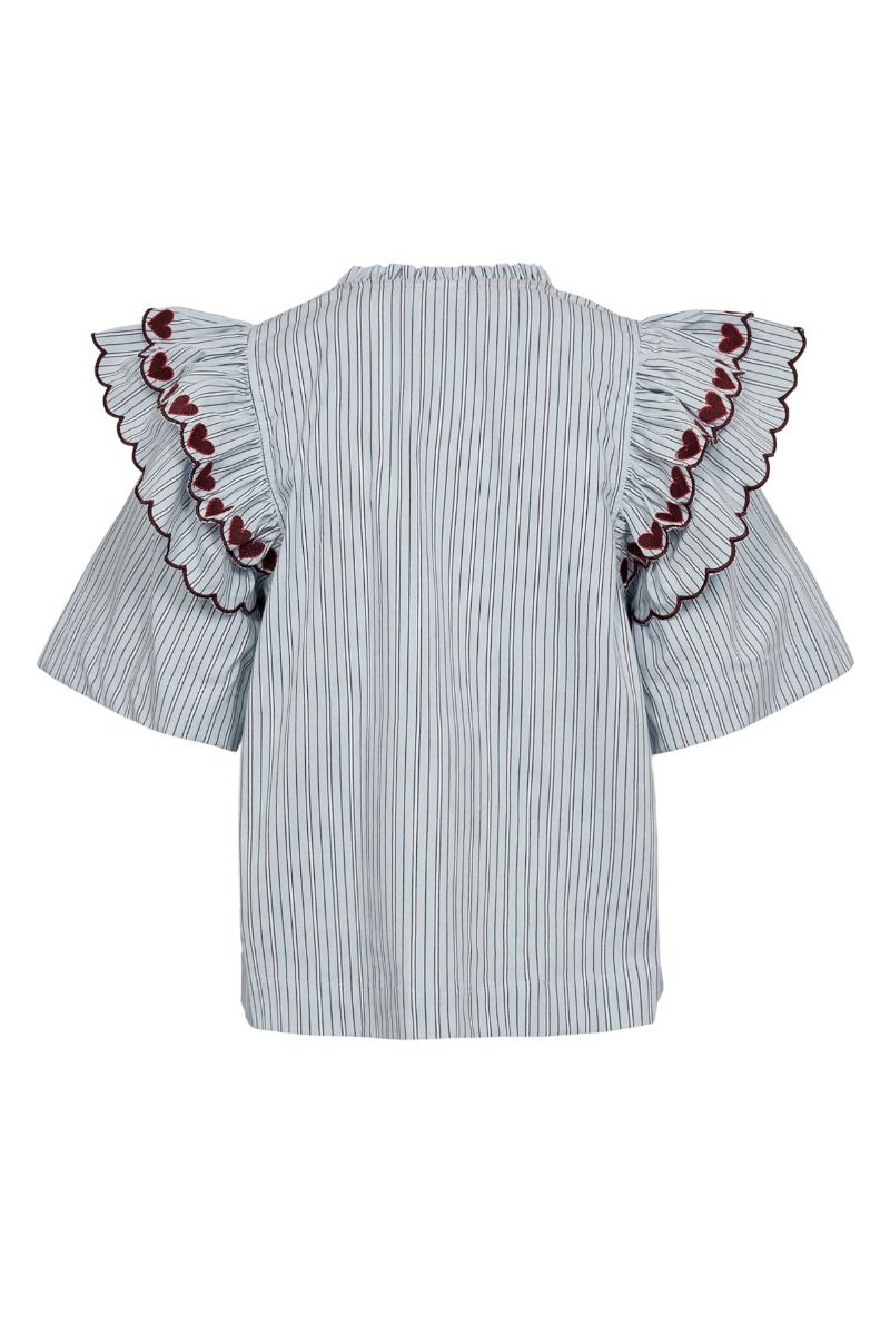 Nümph - Top - Ditty Blouse - Floaty Blue (Levering midt juni)