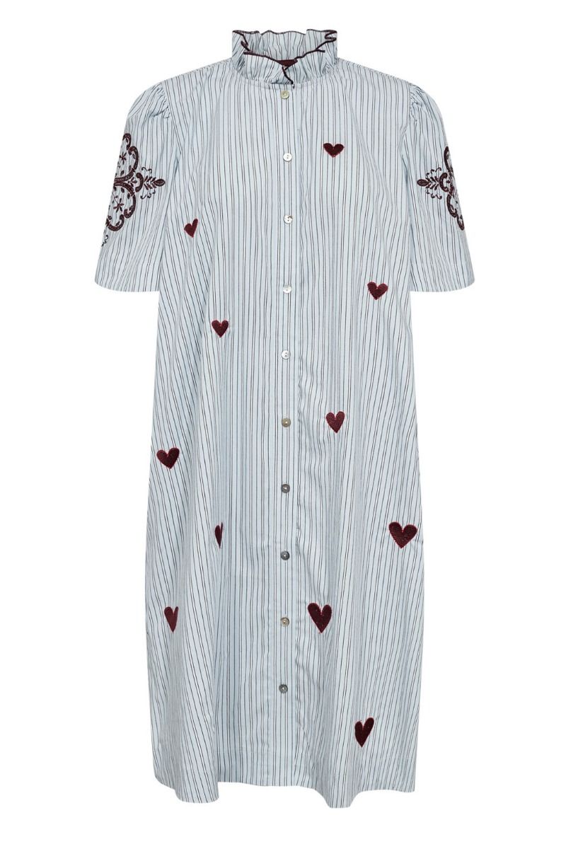 Nümph - Kjole - Ditty Dress - Floaty Blue (Levering midt juni)