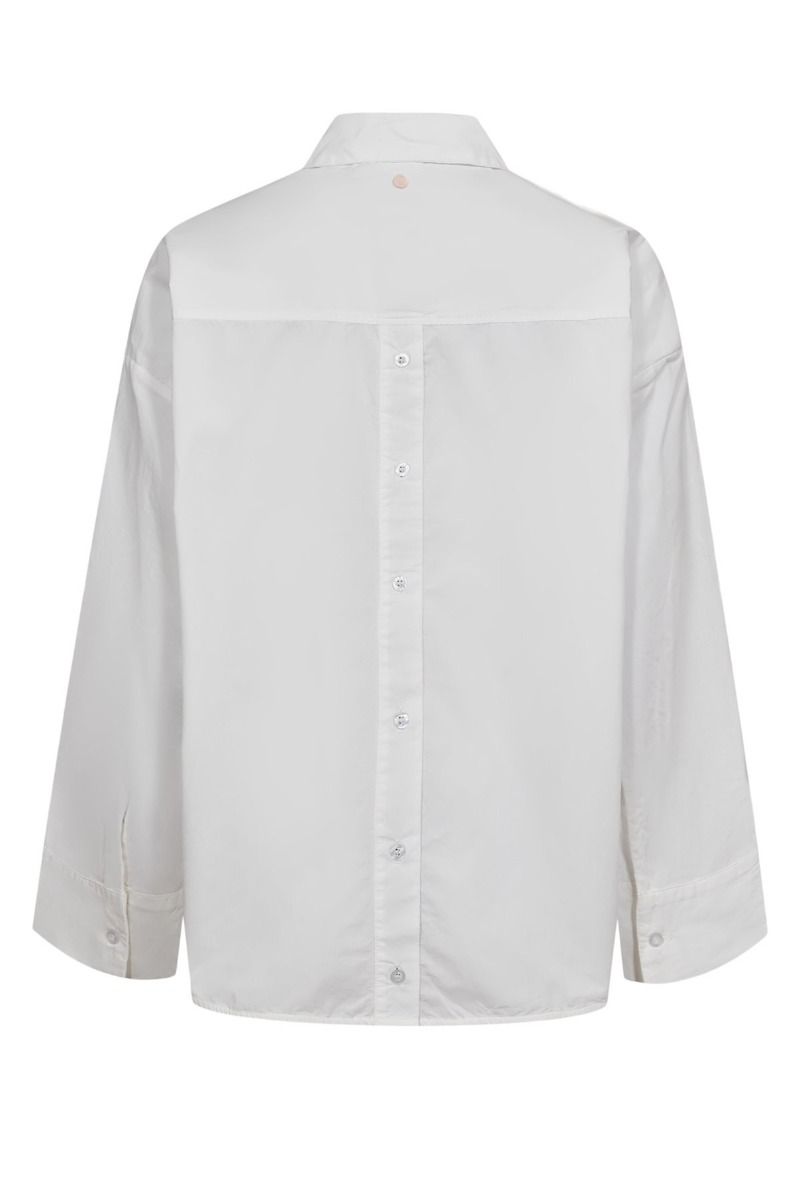 Nümph - Skjorte - Tenja Shirt - Bright White (Levering midt juni)