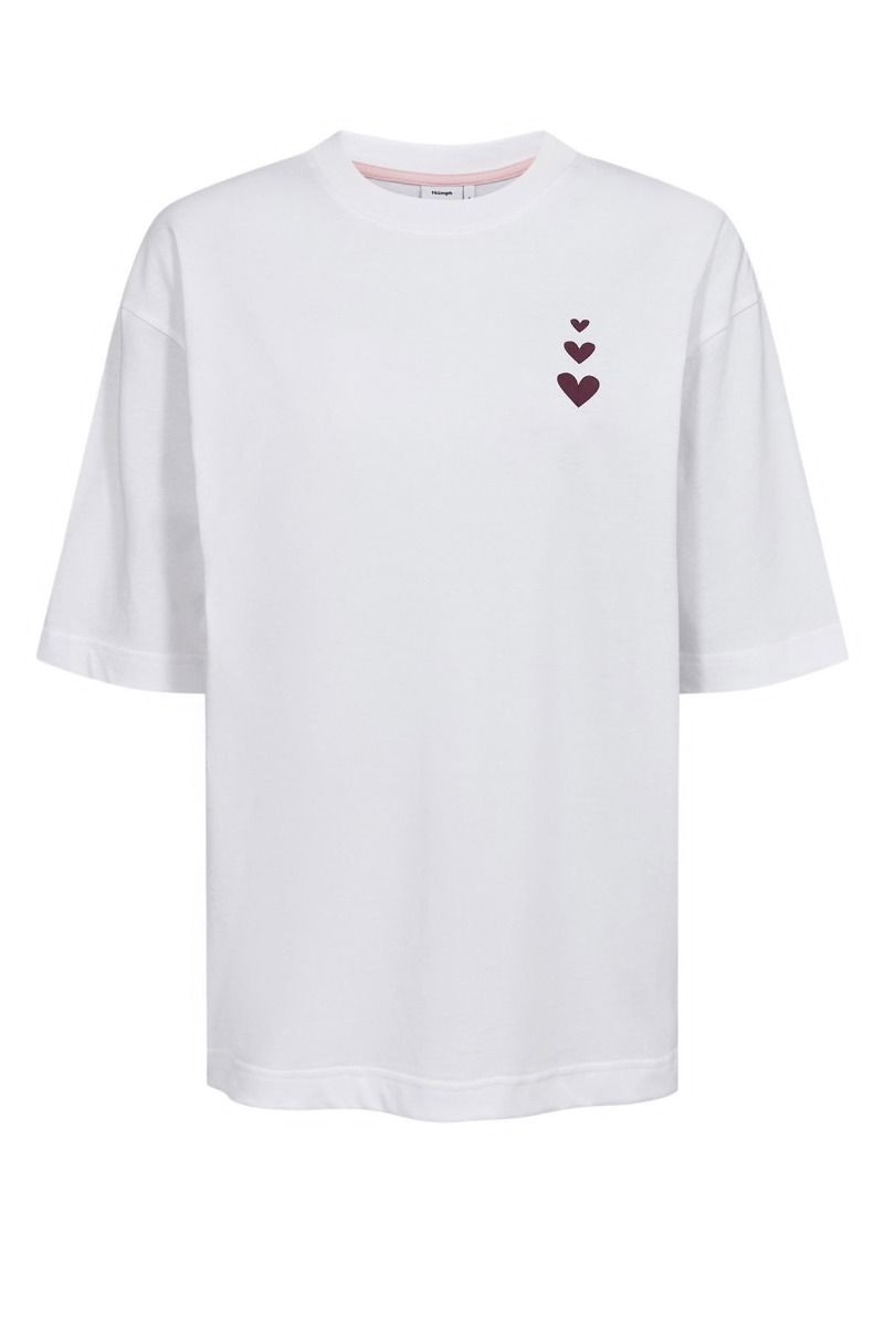 Nümph - T-shirt - Anyka T-Shirt - Bright White (Levering midt juni)