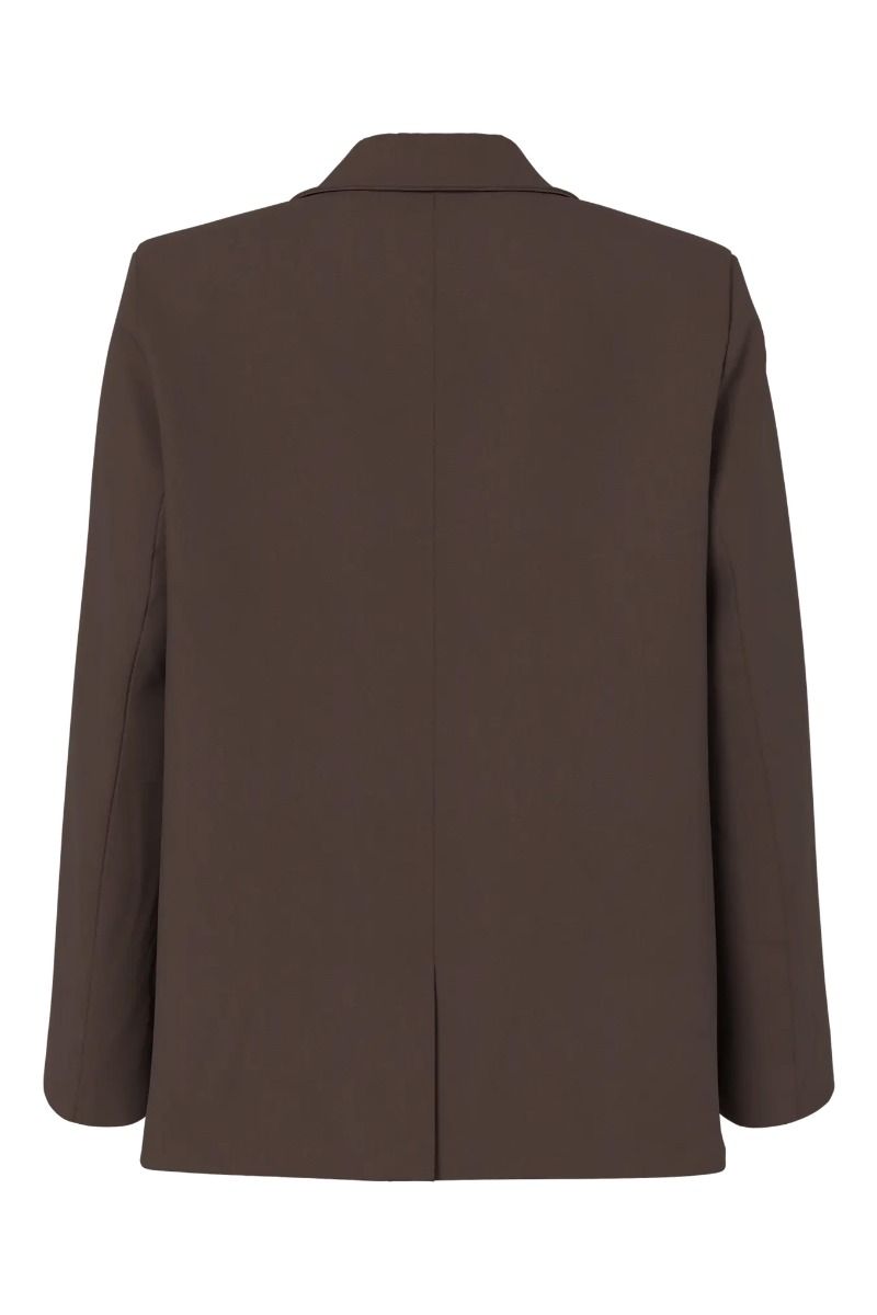 Pieces - Blazer - Bosella LS Loose Blazer - Hot Fudge (Levering midt juni)