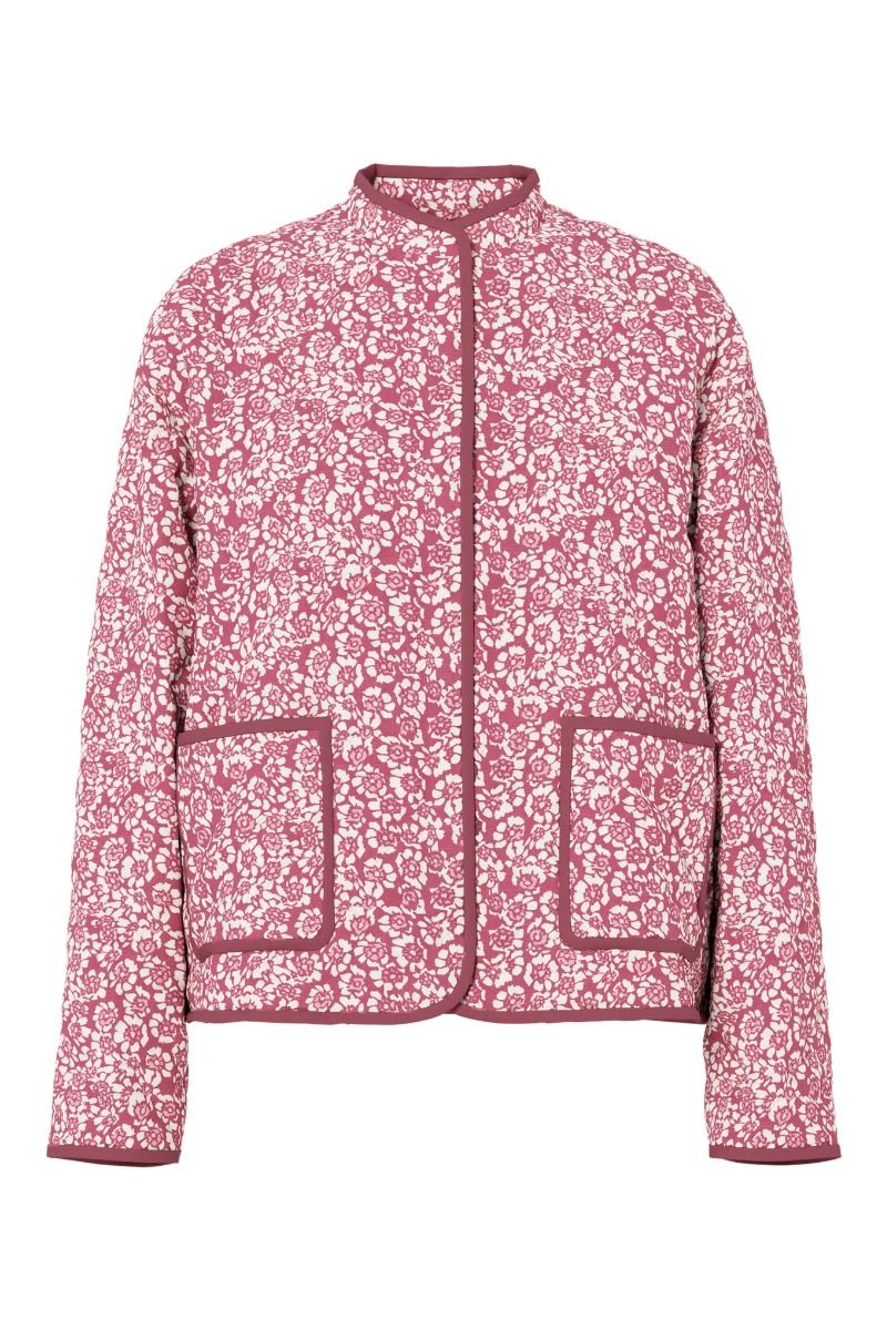Pieces - Jakke - PC Rikke Quilted Jacket -  Slate Rose Flower