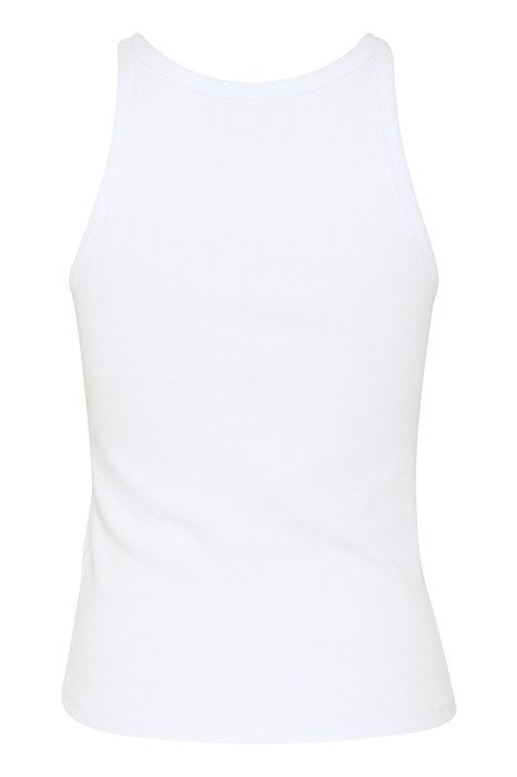 Gestuz - Top - GZdrew Rhinestone Logo Tank - Bright White