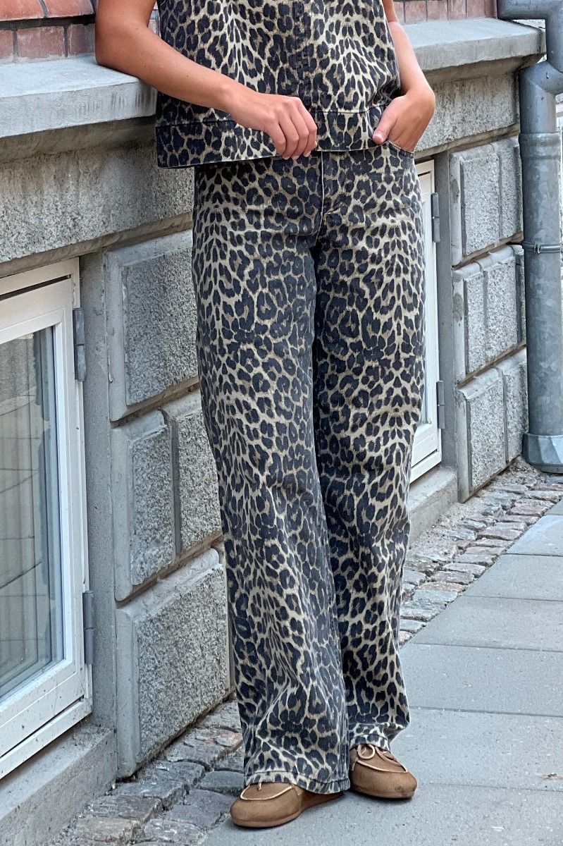 Global Funk - Bukser - Cadian-G - Leopard mist