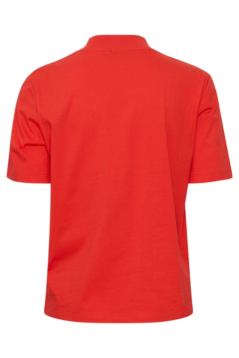 Ichi - T-shirt - IH Rania SS - Poppy Red