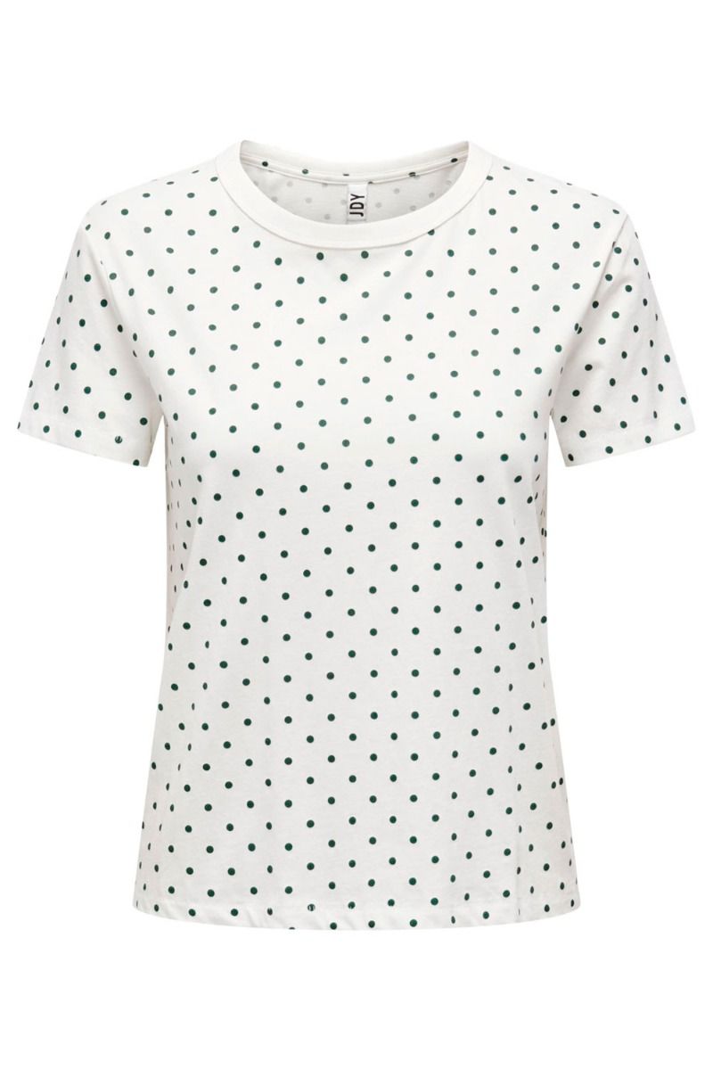 JDY - T-shirt - JDY Michigan SS Top - Cloud Dancer