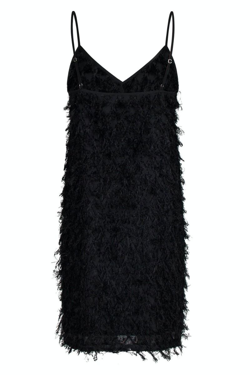 Neo Noir - Kjole - Lilja Fringe Dress - Black