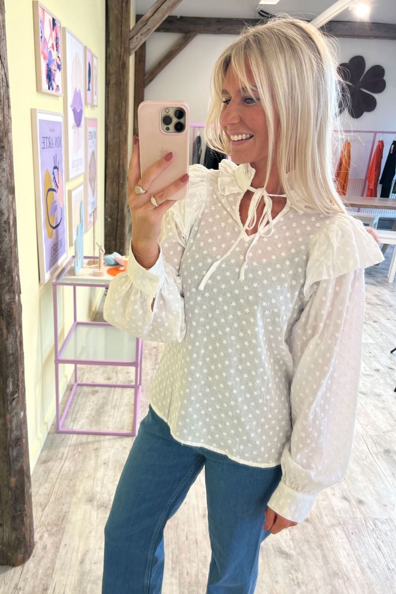 A-View - Bluse - Dorit - White