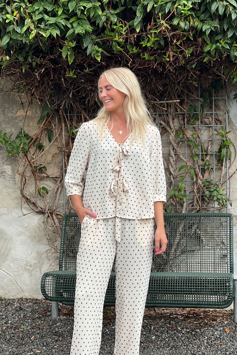 A-View - Bukser - Sif Pants - Cream