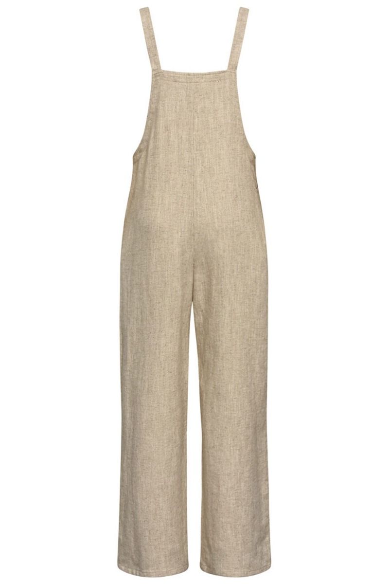 A-View - Jumpsuit - Linen jumpsuit - Light Sand