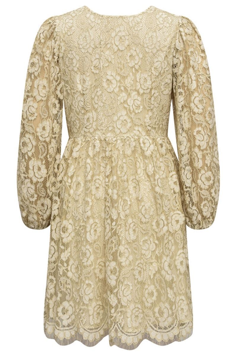 A-View - Kjole - Alaia Lace Dress - Sand