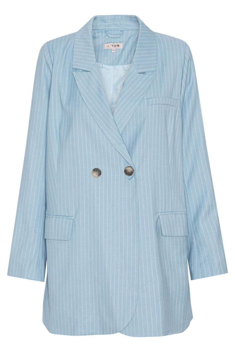A-View - Blazer - Annali Blazer Stripe Blue - Light Blue/White Stripe