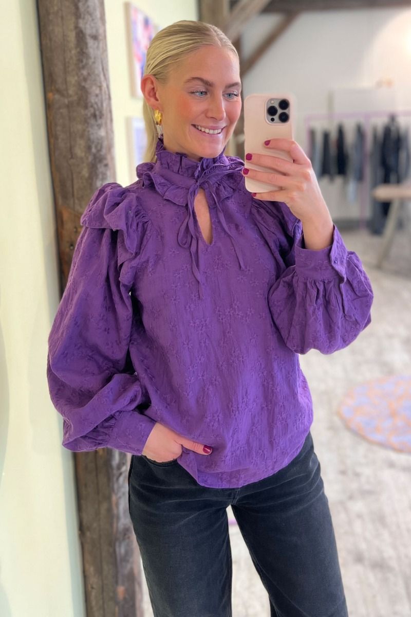 A-View - Bluse - Dorit Blouse - Purple