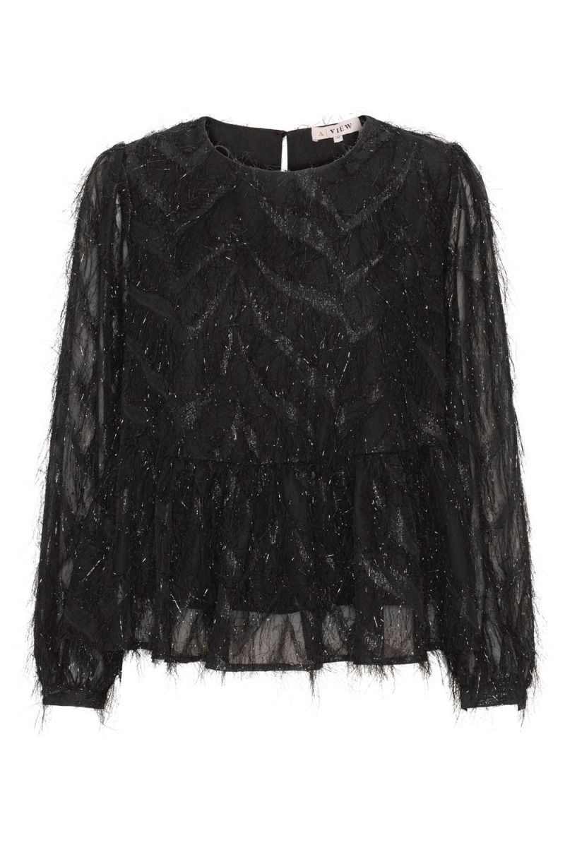 A-View - Bluse - Elina Blouse - Black