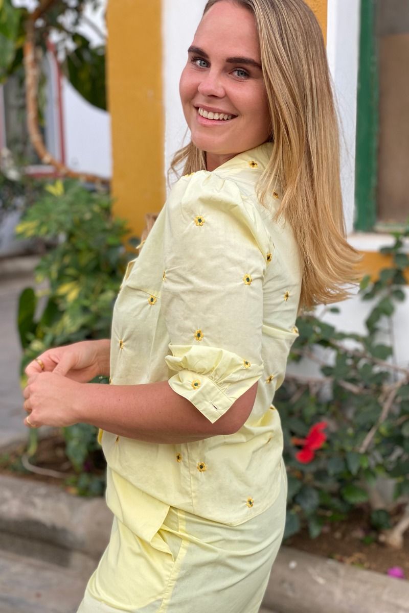 A-View - Bluse - Ruth Shirt - Yellow
