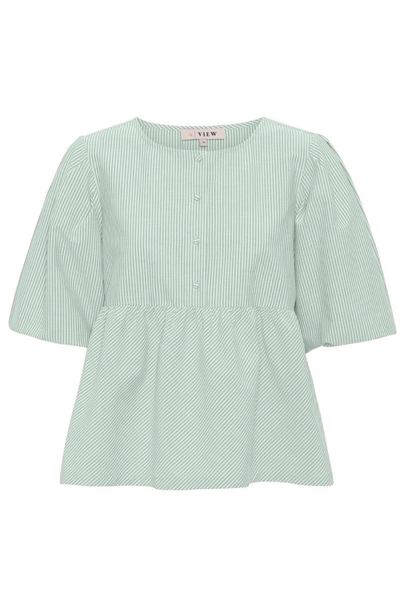 A-View - Bluse - Sara Blouse - Pale Mint