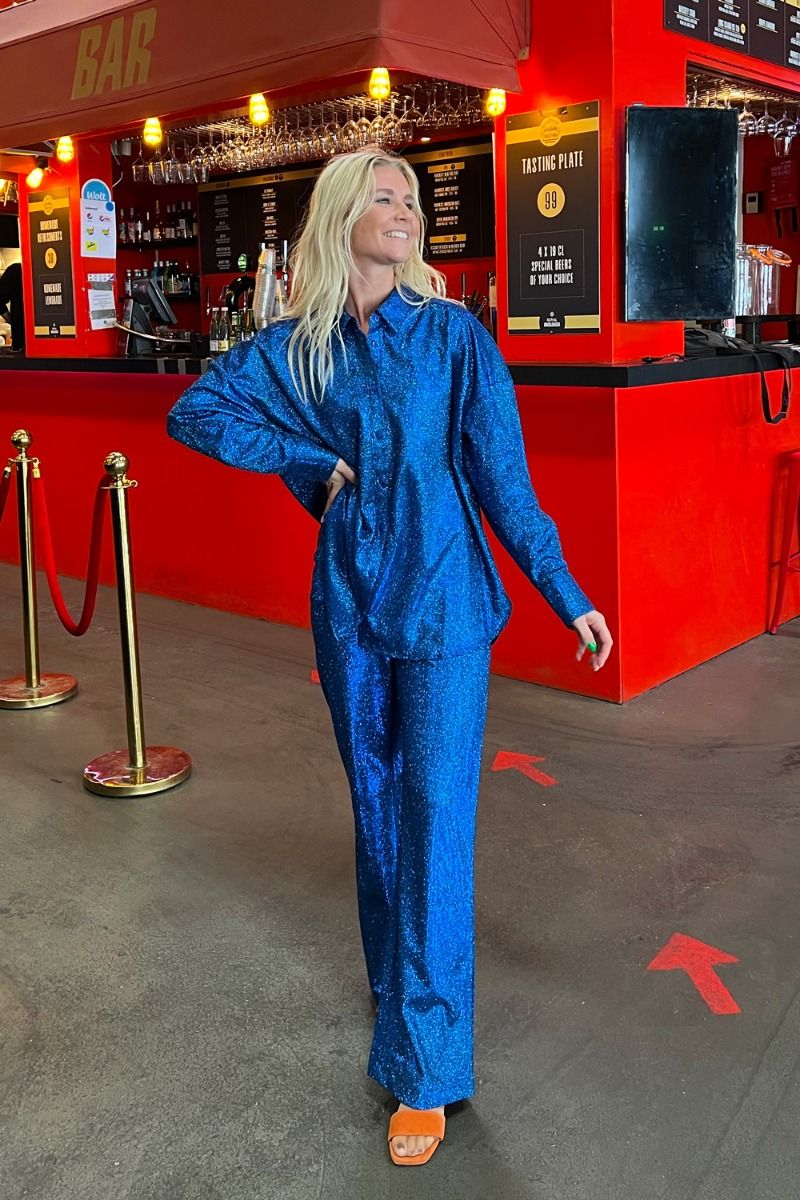 A-View - Bukser - Evy Pant - Blue