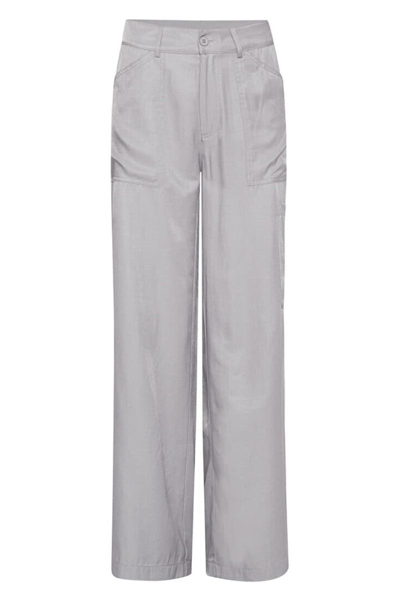 A-View - Bukser - Leona Pants - Light Grey