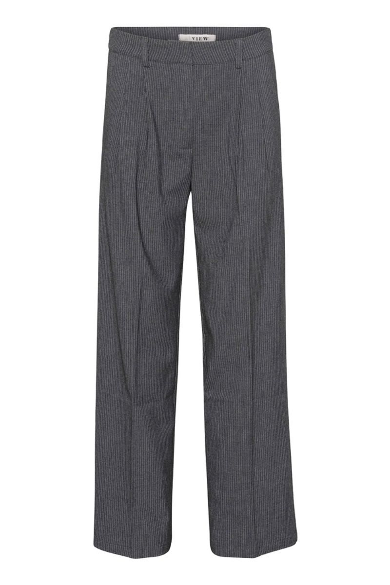 A-View - Bukser - Villa Pant - Dark grey