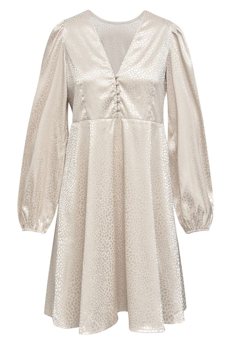 A-View - Kjole - Enitta Short LS Dress - Cream