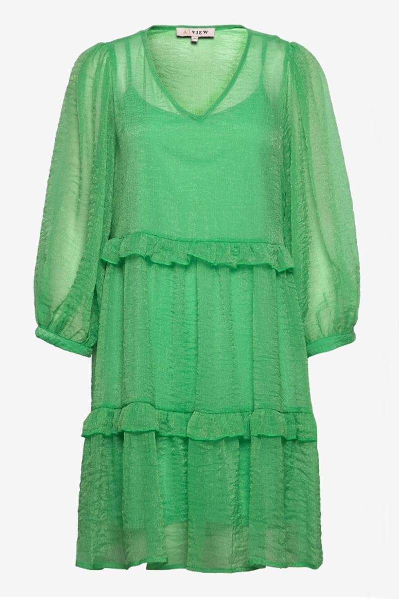 A-View - Kjole - Josephine Dress - Green