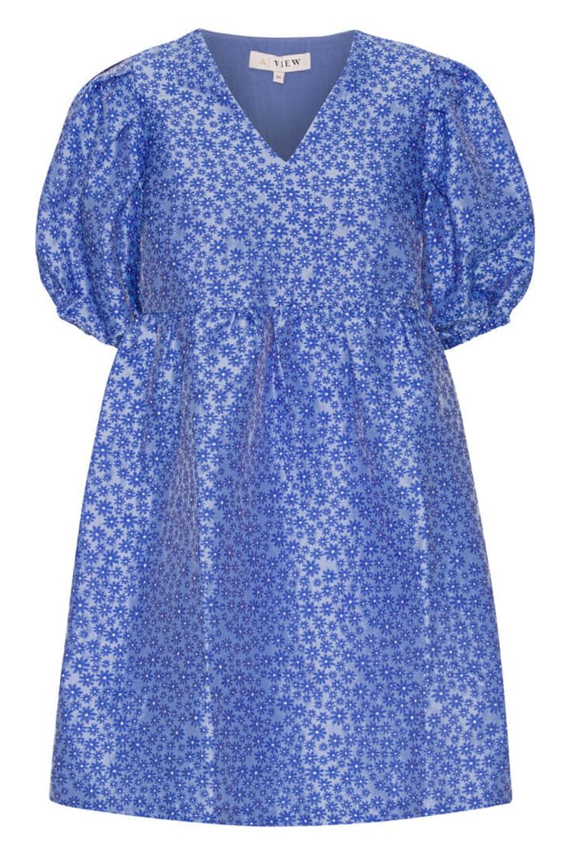 A-View - Kjole - Lotusina New Dress - Blue