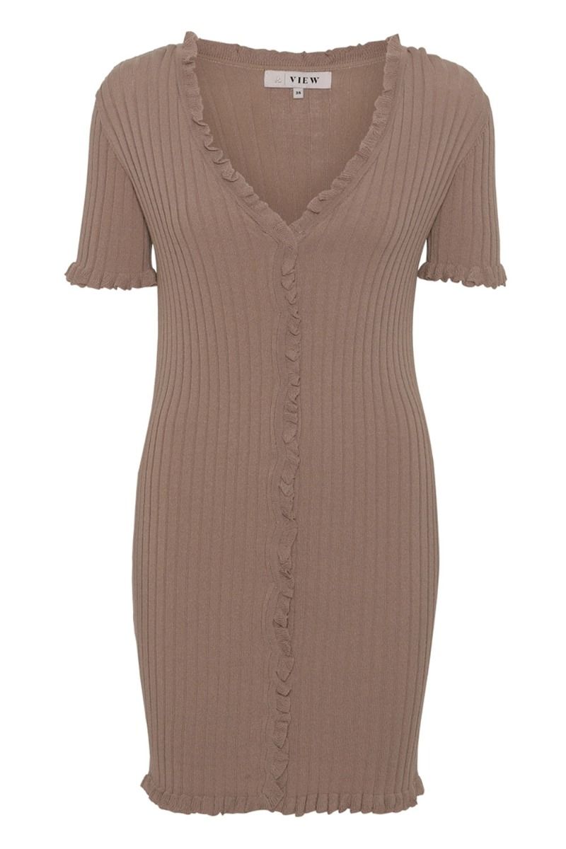 A-View - Kjole - Sabia Dress - Camel