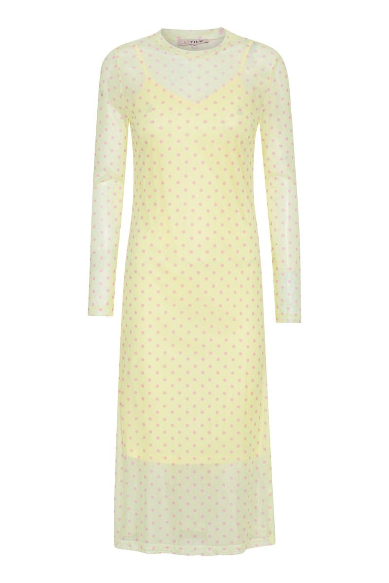 A-View - Kjole - Silje Dress - Yellow 