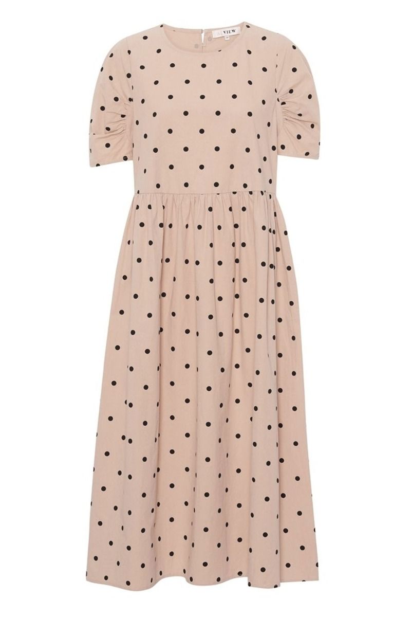 A-View - Kjole - Sisse Midi Dress - Beige