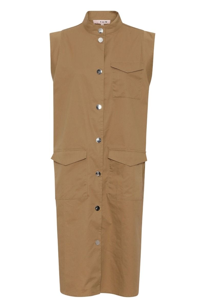 A-View - Kjole - Smilla SL. Dress - Beige