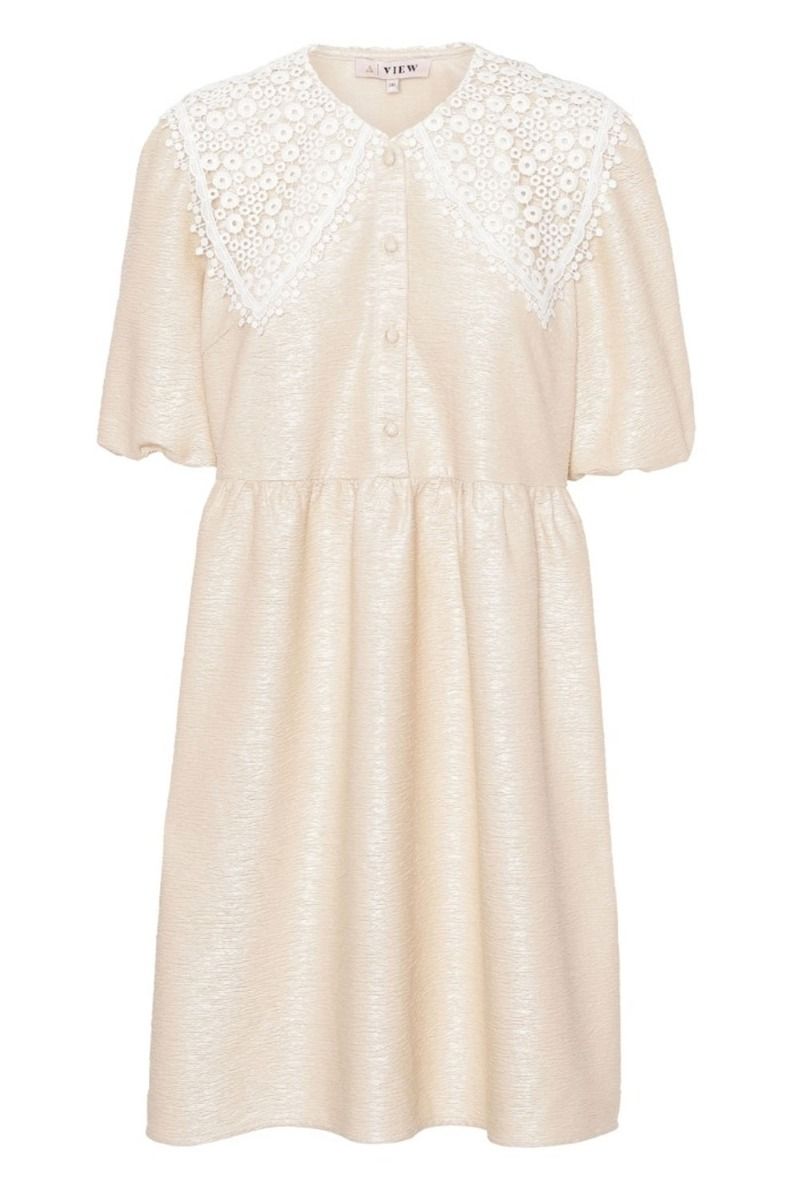 A-View - Kjole - Tanco Dress - Pale Yellow