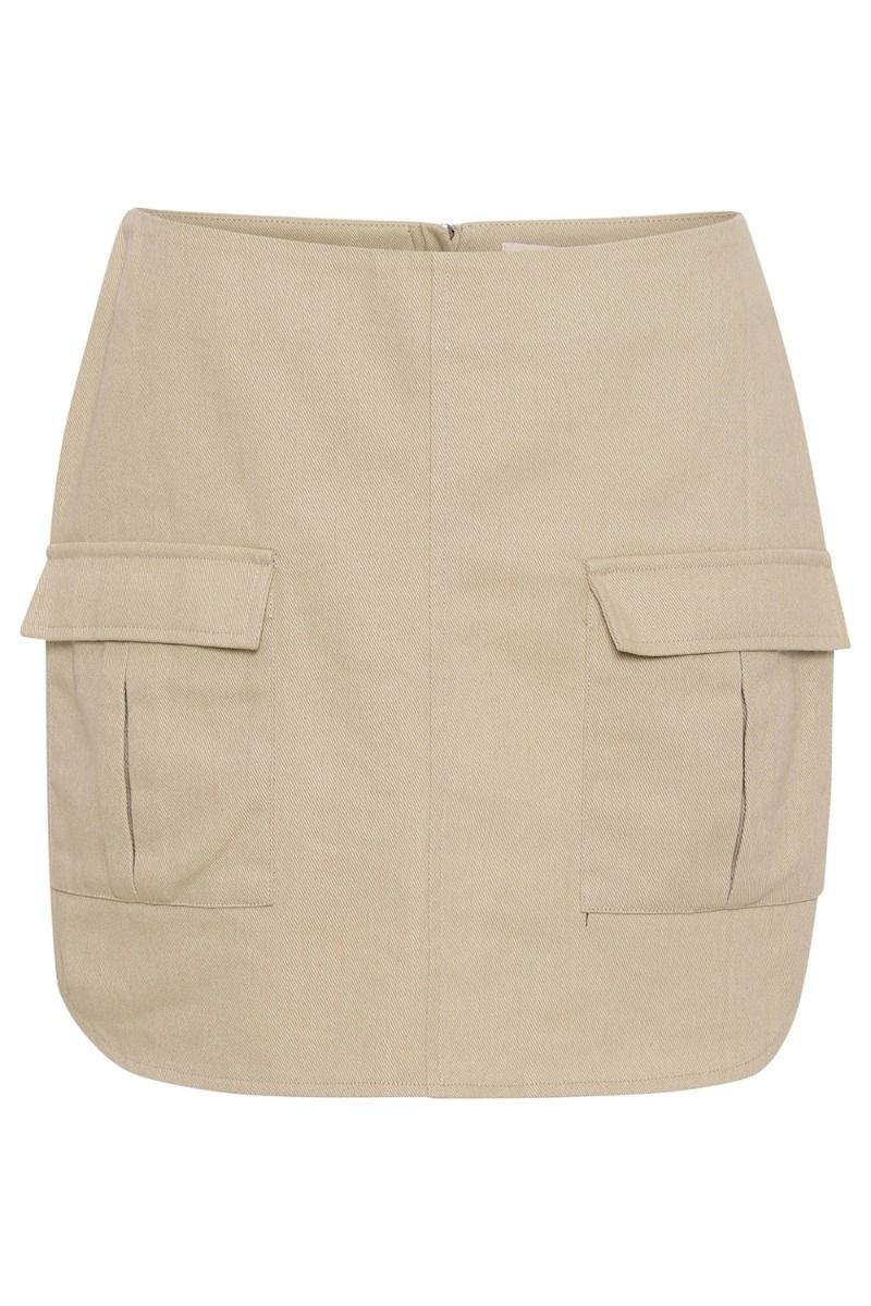 A-View - Nederdel - Signe Utility Skirt - Sand