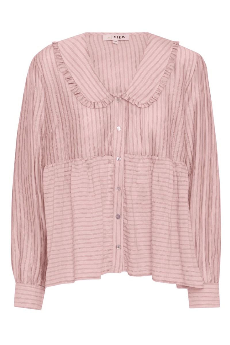 A-View - Skjorte - Karoline Shirt - Soft Pink