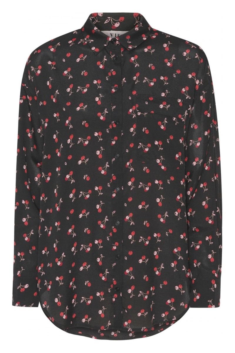 A-View - Skjorte - Mila Cherry Shirt - Cherry