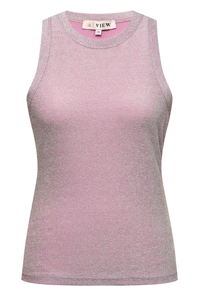 A-View - Top - Eva Tank Top - Light Rose