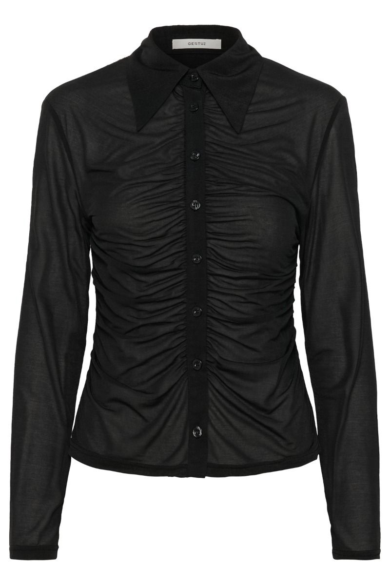 Gestuz - Skjorte - GZabbie shirt - Black