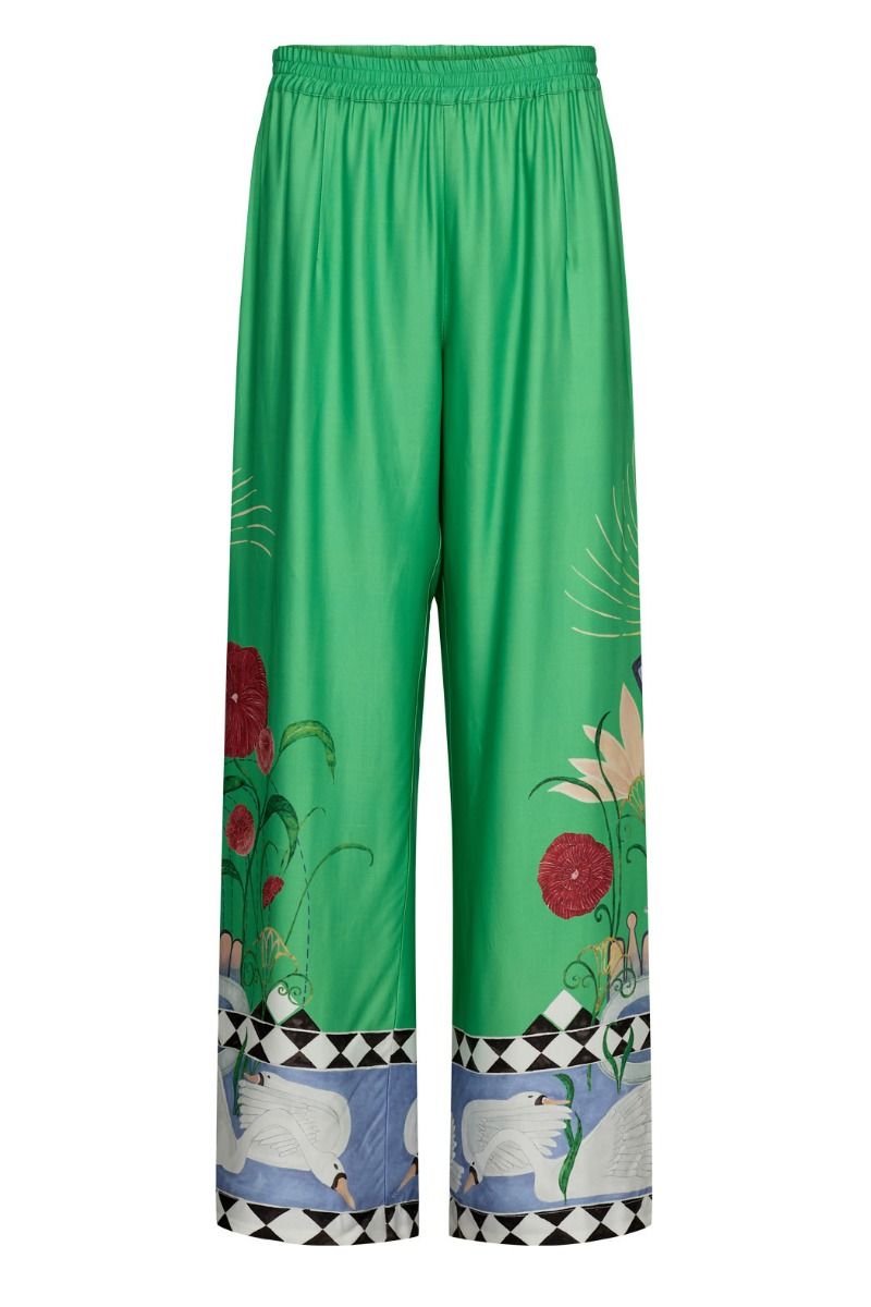 Nümph - Bukser - Adelina Pants - Vibrant Green