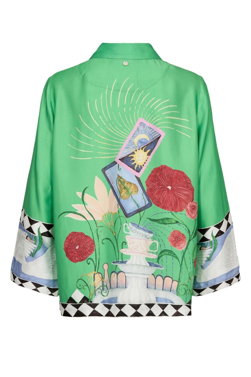 Nümph - Skjorte - Adelina Shirt - Vibrant Green