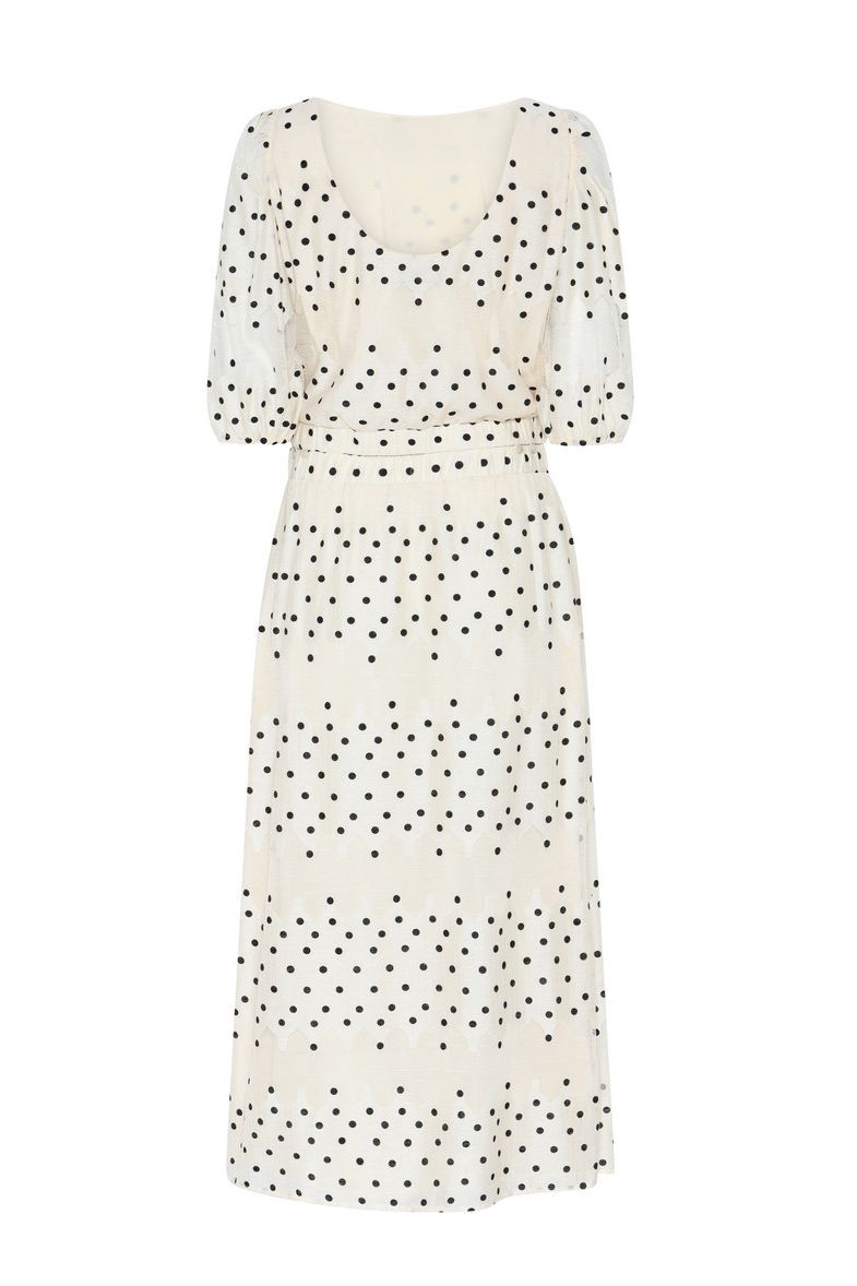 Bruuns Bazaar - Kjole - TahinaBBAdrias Dress - Dot (Levering midt maj)