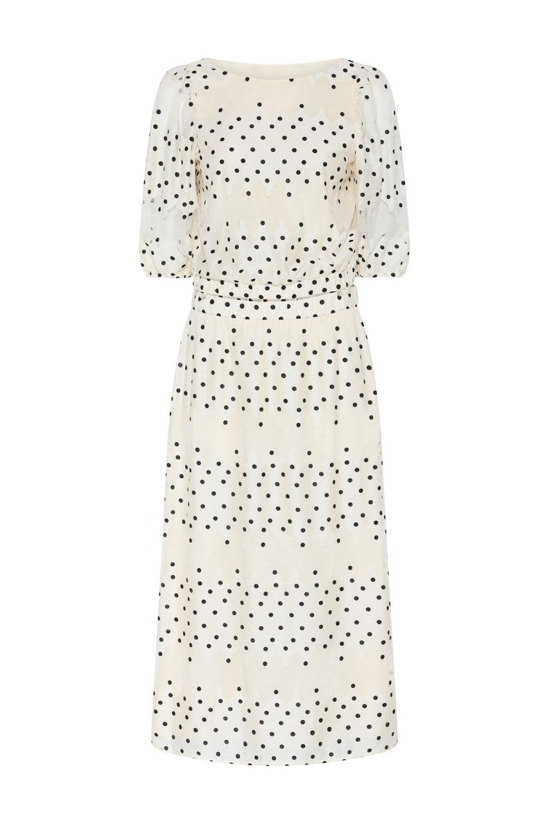 Bruuns Bazaar - Kjole - TahinaBBAdrias Dress - Dot (Levering midt maj)