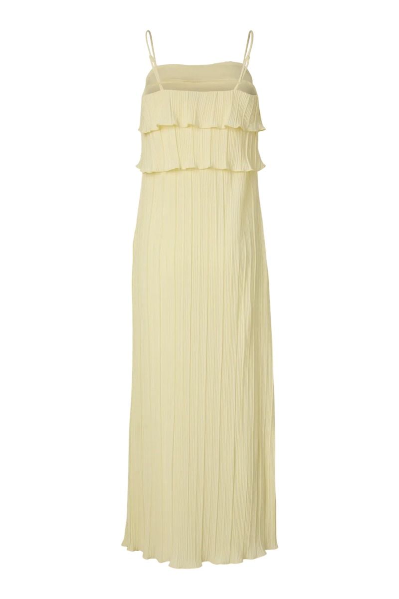 Pieces - Kjole - Amber SL Ankle Layred Dress - French Vanilla