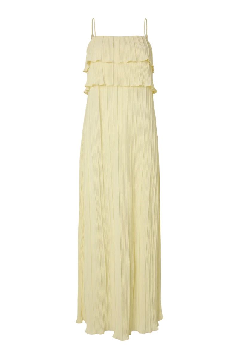 Pieces - Kjole - Amber SL Ankle Layred Dress - French Vanilla