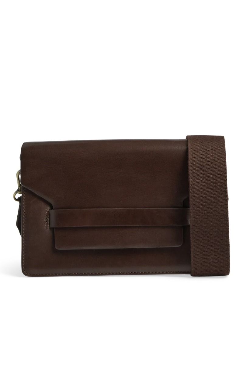 Markberg - Taske - ArabellaMBG Crossb. Bag,Antiq. - Dark Brown w/Br. Gold