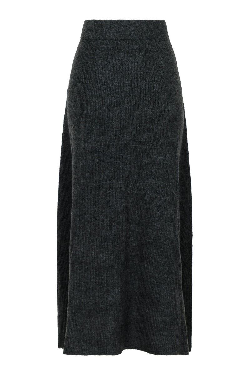 Neo Noir - Nederdel - Arwin Knit Skirt - Antracit