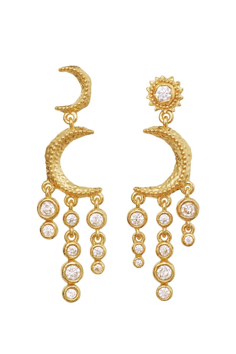 Maanesten - Øreringe - Astrea Twinkle - Guld