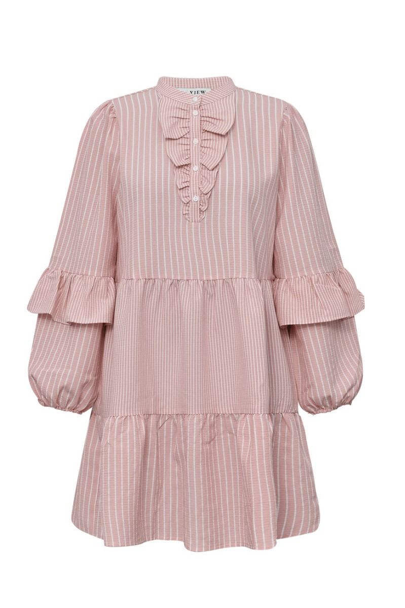 A-View - Kjole - Karin Dress - Rose/White