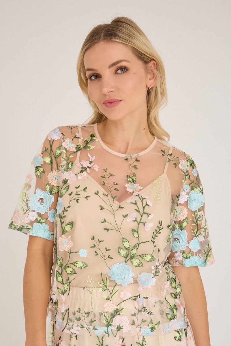 A-View - Bluse - Fuschia Blouse - Rose/blue